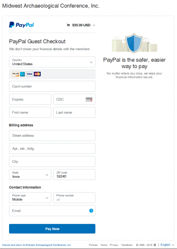 PayPal Guest